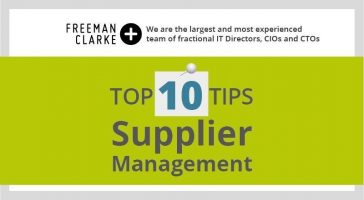 Top 10 tips for effective IT supplier management – Infographic