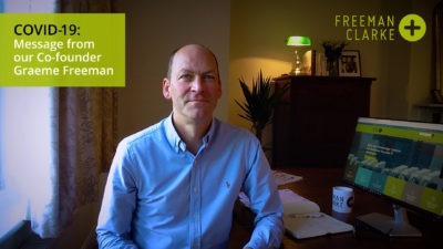 COVID-19: A Message from our Co-founder Graeme Freeman