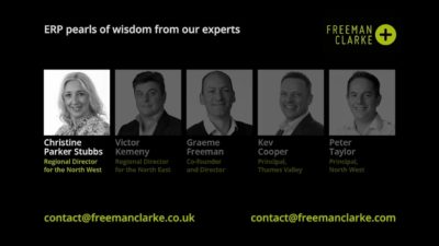ERP pearls of wisdom from our experts