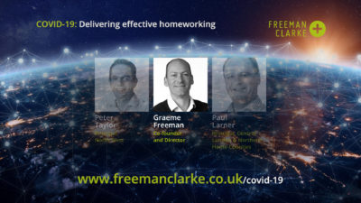 COVID-19: Delivering effective homeworking