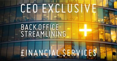 Part II: Back office streamlining