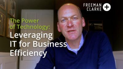 The power of technology: Leveraging IT for business efficiency.