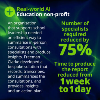 Real-world AI, Education