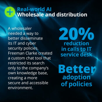 Real-world AI, Wholesale